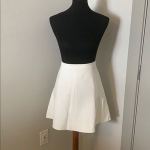 J. Crew Skater Skirt White